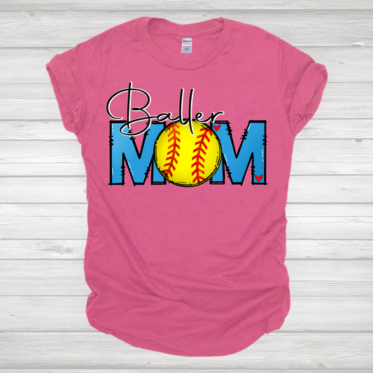 Baller Mom Softball Transfer