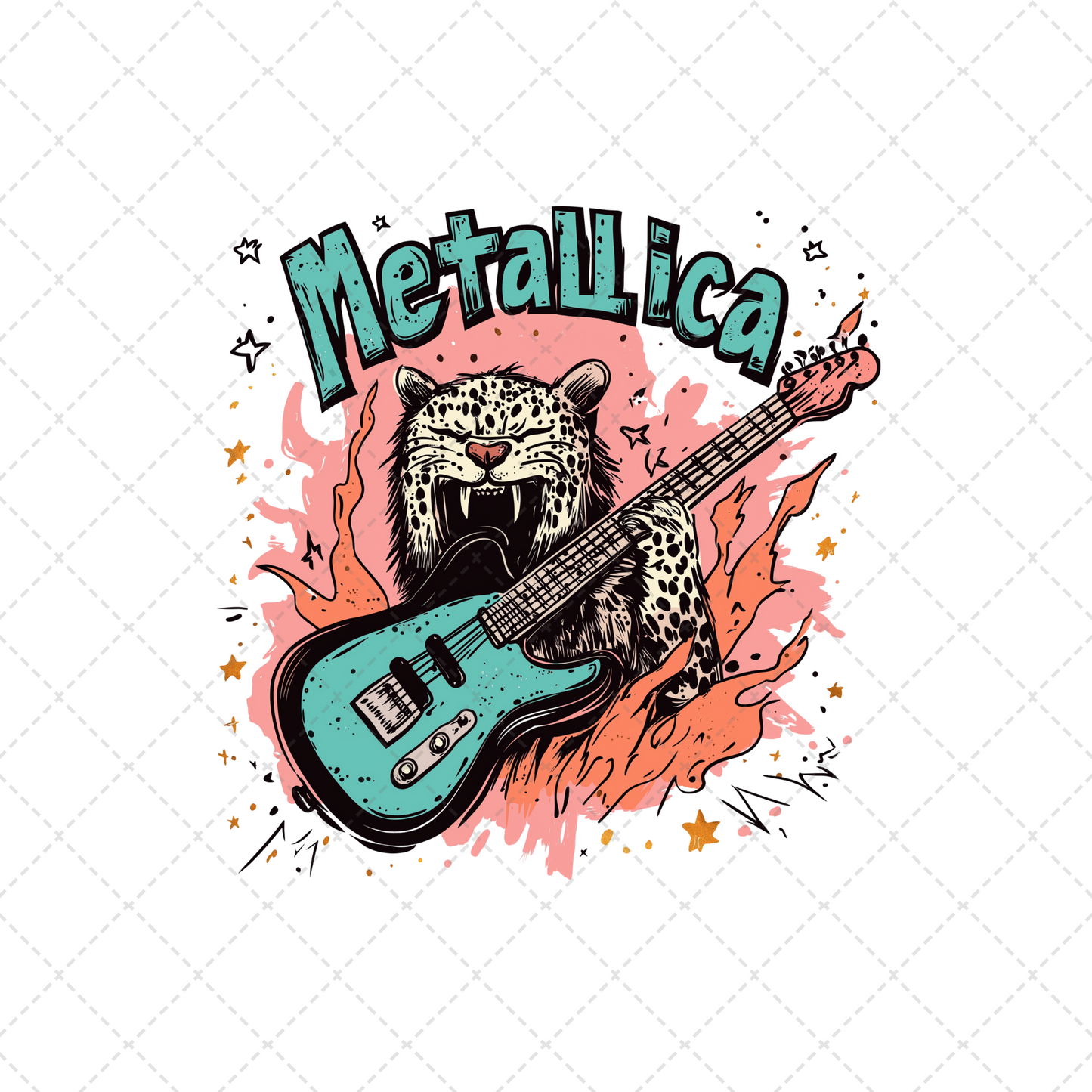 Metallica Transfer ** TWO PART* SOLD SEPARATELY**