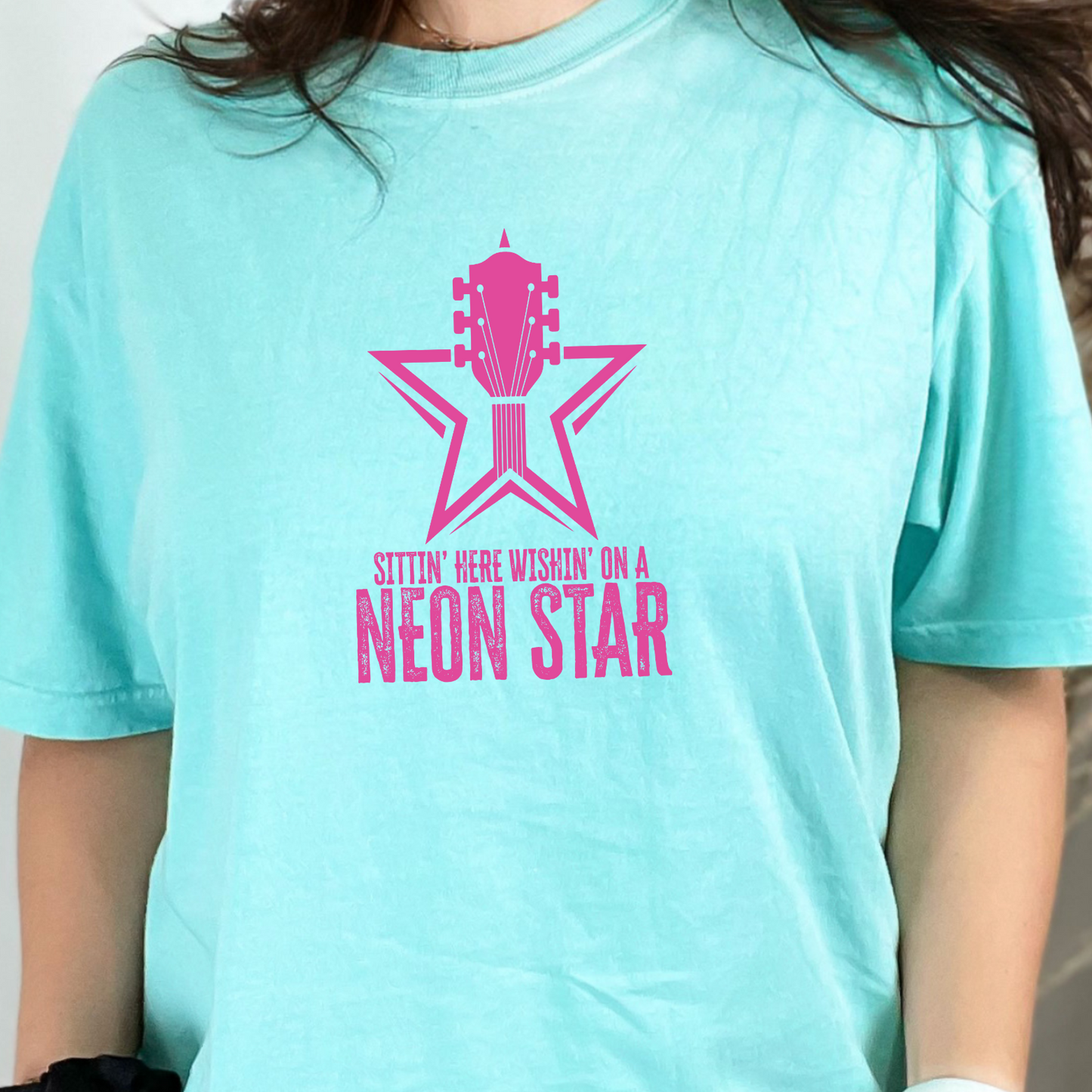 Neon Star -   SINGLE COLOR - Screen Print Transfer