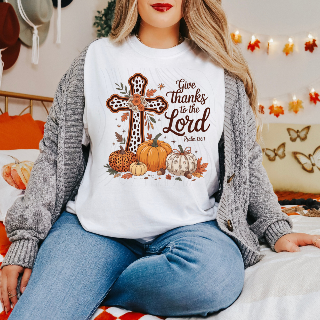 Give Thanks To The Lord Fall Transfer