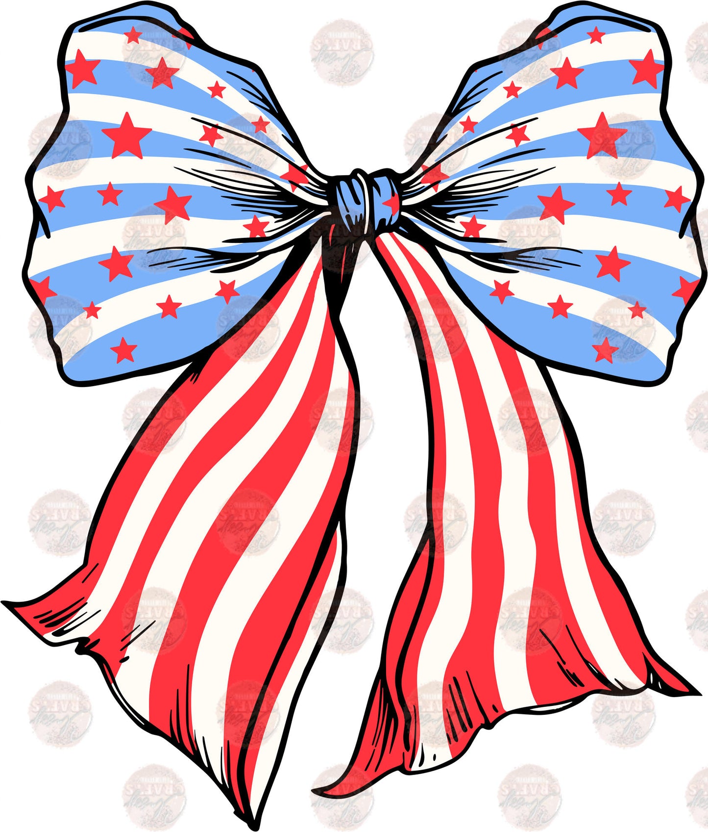 4th of July Bow Transfer