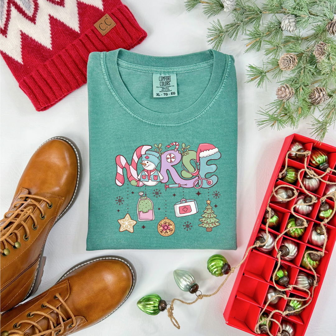 Snowman Christmas Nurse Transfer