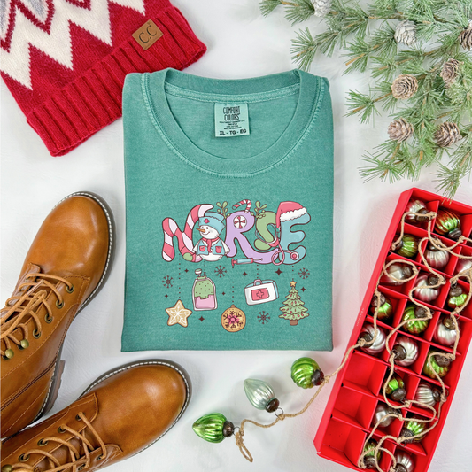 Snowman Christmas Nurse Transfer