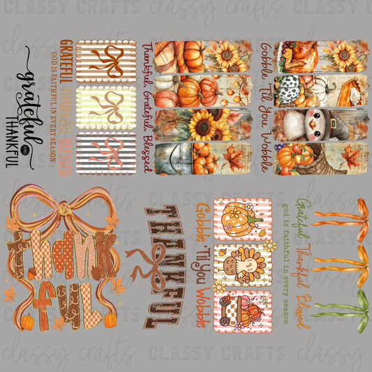 Thankful Season - 30x24 - PREMADE GANG SHEET