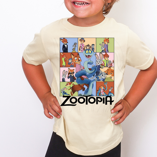 Zoo Collage Transfer