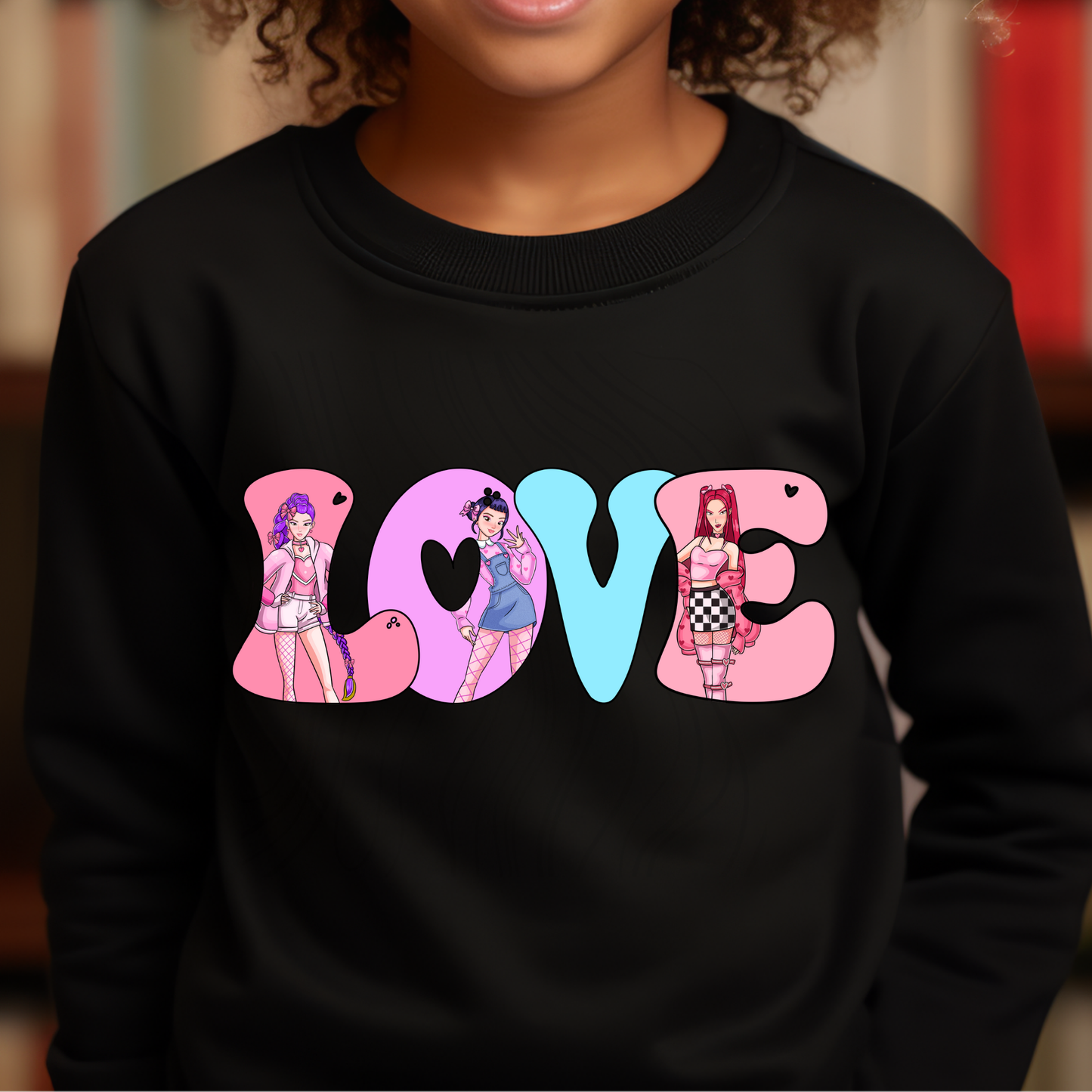 Demon Hunters Bubble Love Transfer