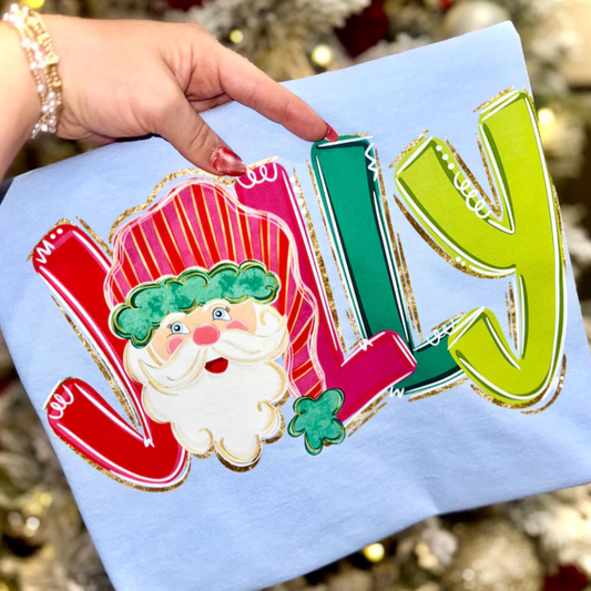 Jolly Santa Transfer**SOLD SEPARATELY**