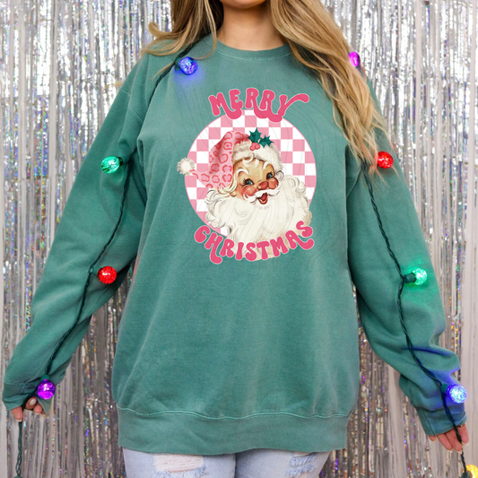 Merry Christmas Santa Transfer