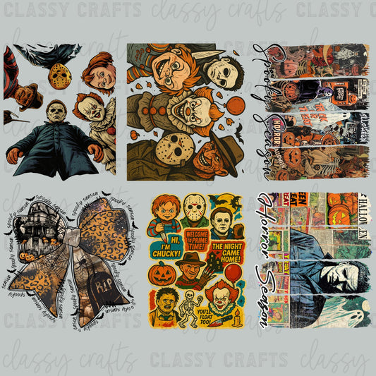 MINI HORROR SEASON - 30x24 - PREMADE GANG SHEET