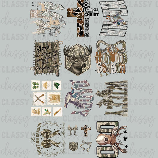 Camo Season 30x48 - PREMADE GANG SHEET