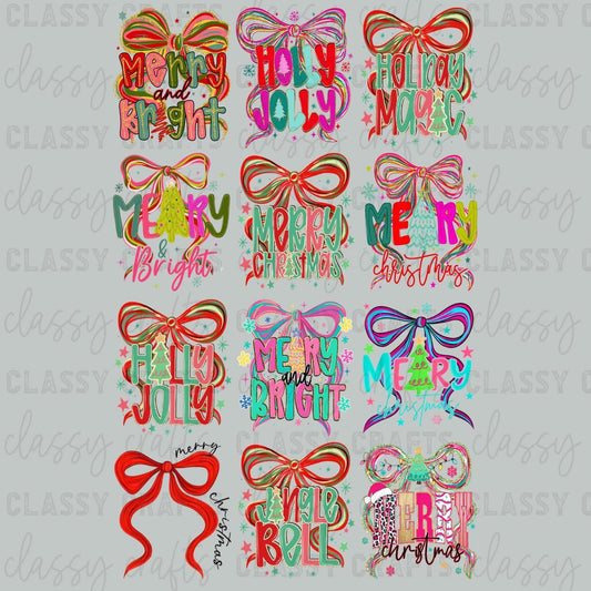 Coquette Christmas 30x48 - PREMADE GANG SHEET