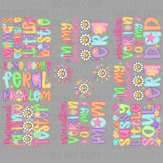 Professional Patience Tester 30x24 - PREMADE GANG SHEET