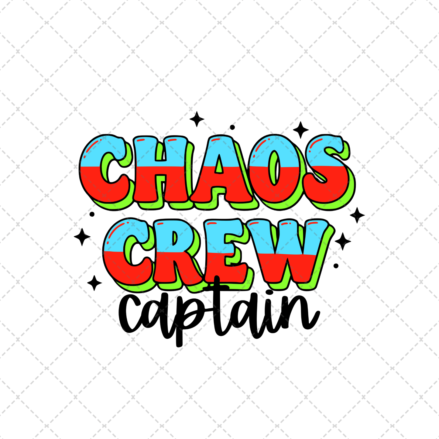 Chaos Crew Blue Transfer