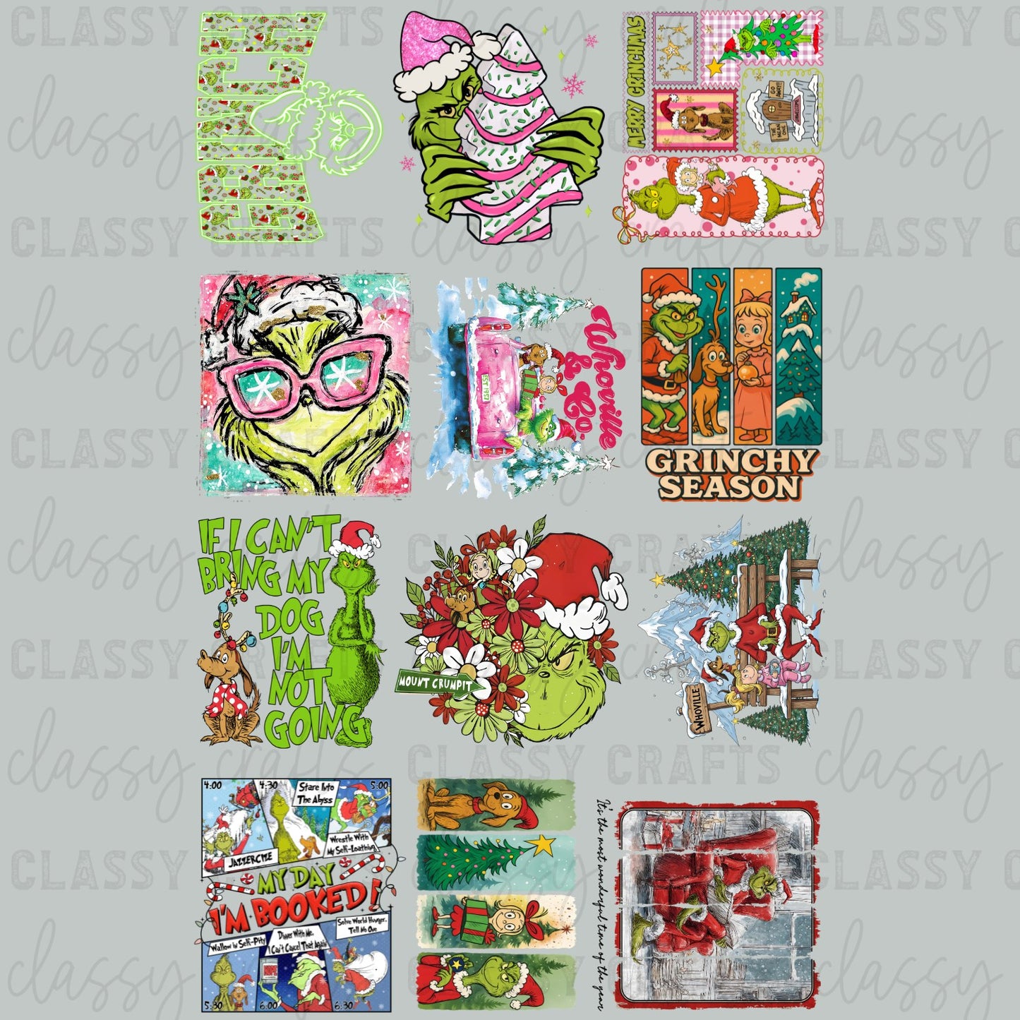 Christmas Gman 30x48  - PREMADE GANG SHEET