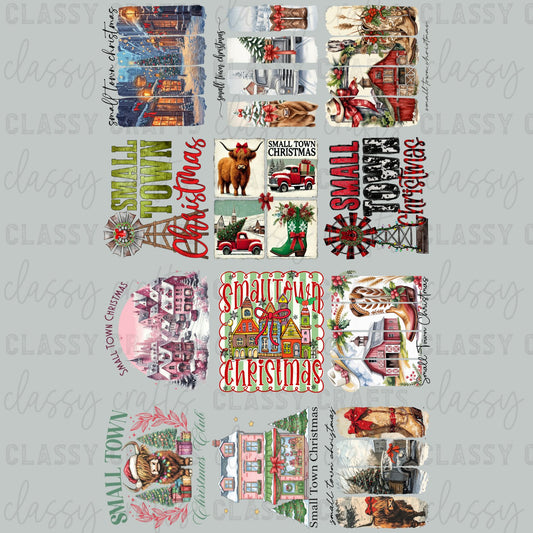 Christmas in a Small Town 30x48  - PREMADE GANG SHEET
