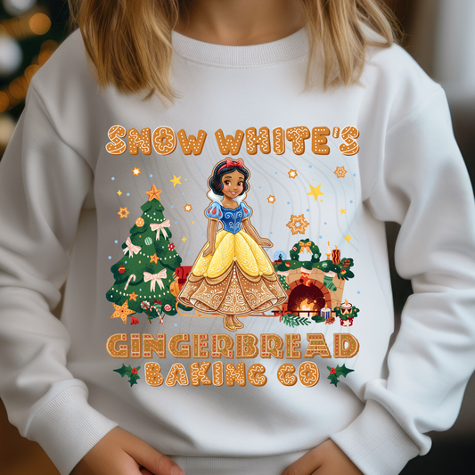 Yellow Princess Gingerbread Transfer