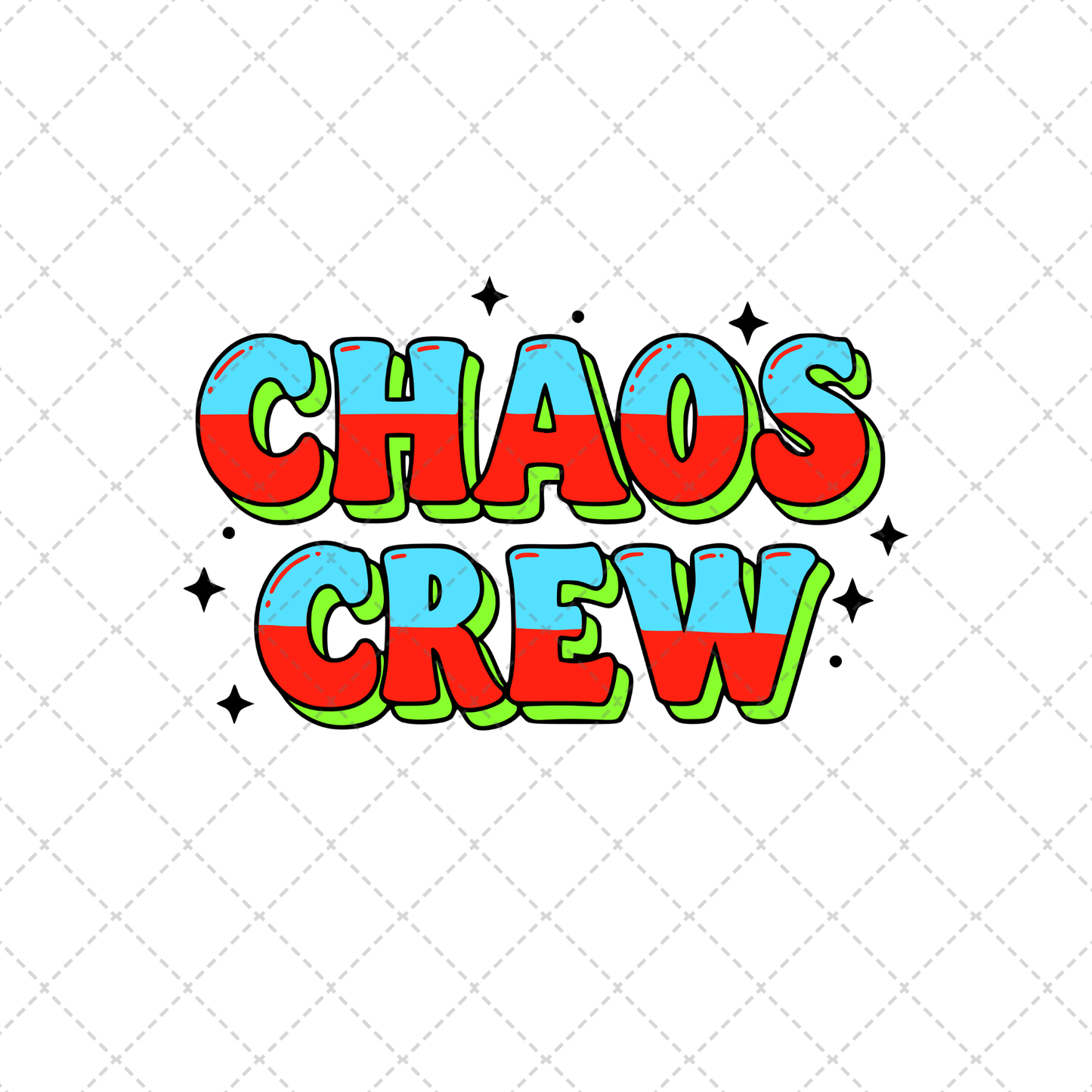 Chaos Crew Blue Transfer