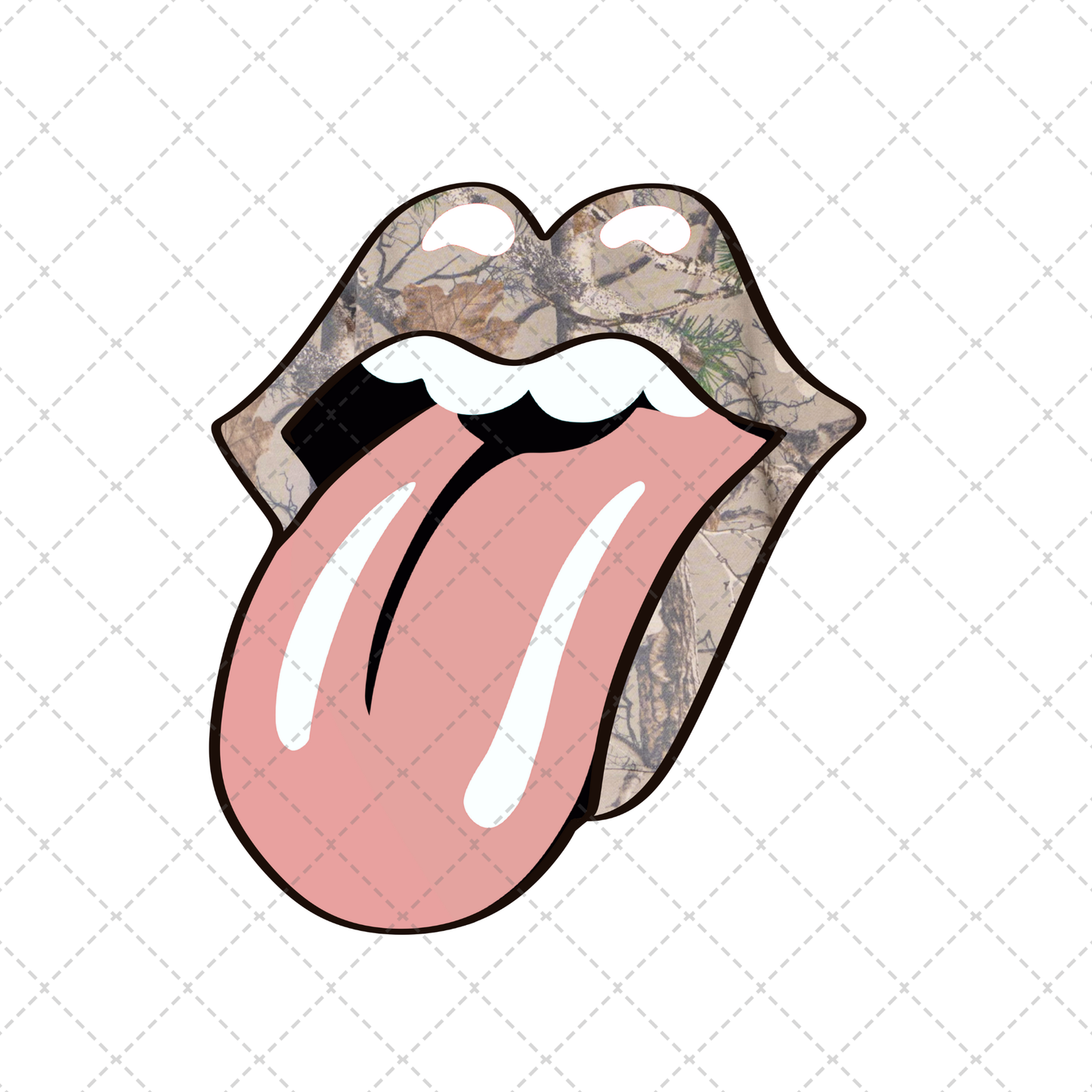 Camo Tongue Transfer