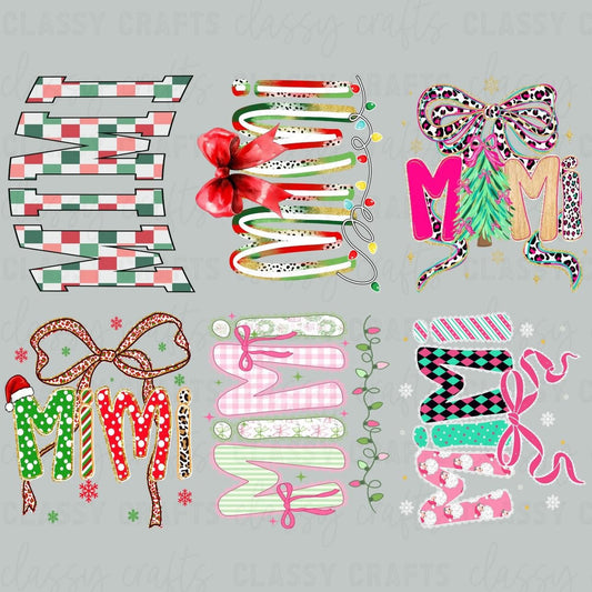 Mimi Christmas 30x24 -  PREMADE GANG SHEET