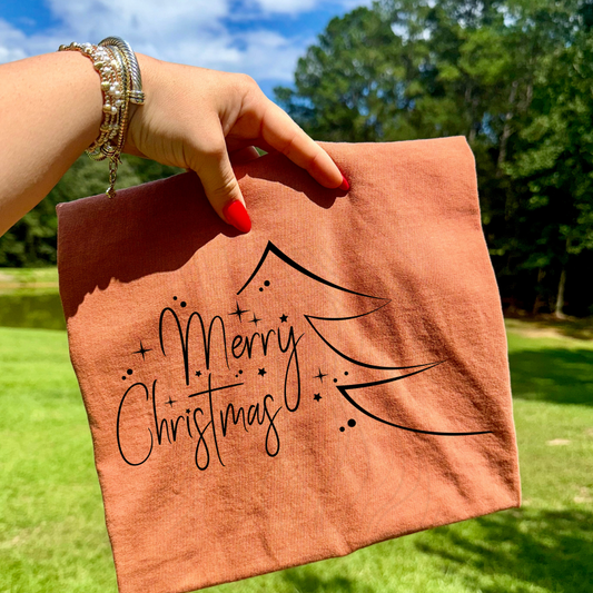 Merry Christmas Black Transfer