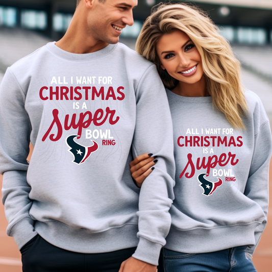 Christmas Super Bowl HT Transfer**SOLD SEPARATELY**