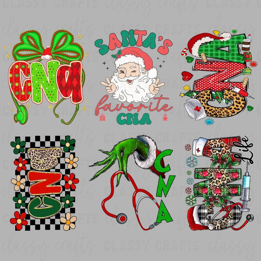 CNA Christmas 30x24 - PREMADE GANG SHEET