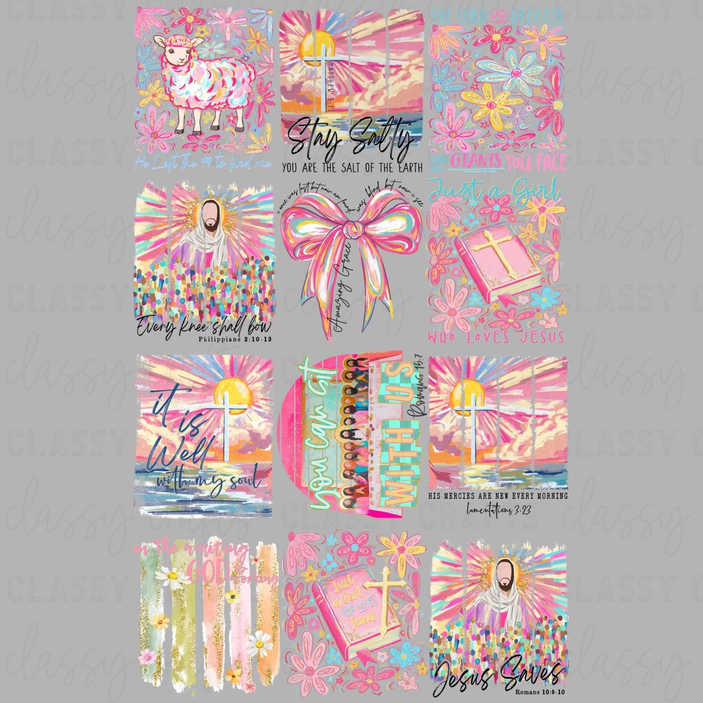 Every Knee Shall Bow 30x48 - PREMADE GANG SHEET