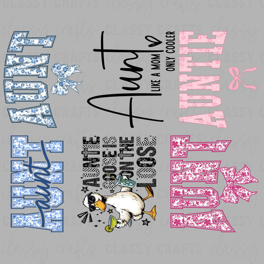 Auntie 30x24 - PREMADE GANG SHEET