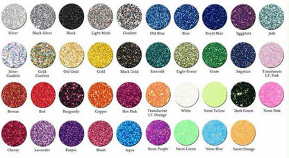 Glitter Applique Family Title - Est Year