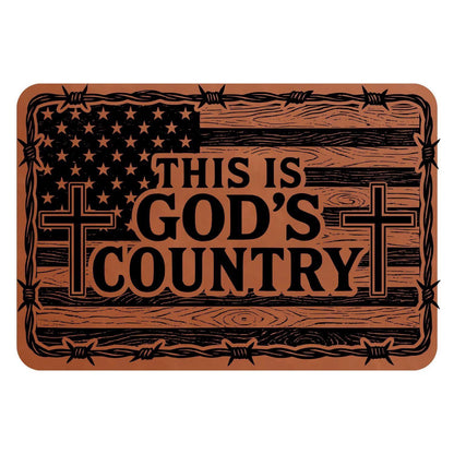 This Is God's Country Leather Patch