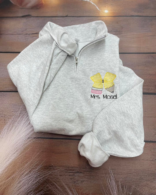 Personlized Pencil Quarterzip