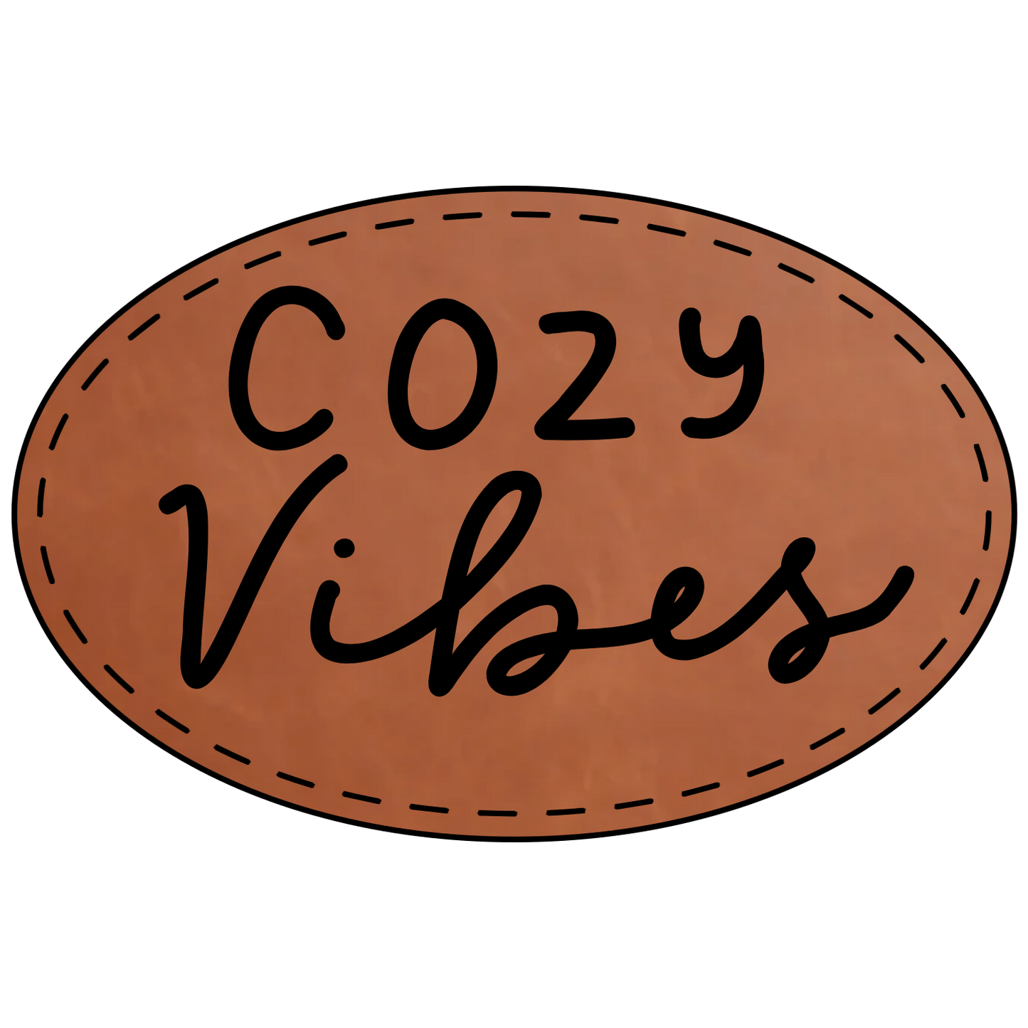 Cozy Vibes Leather Patch