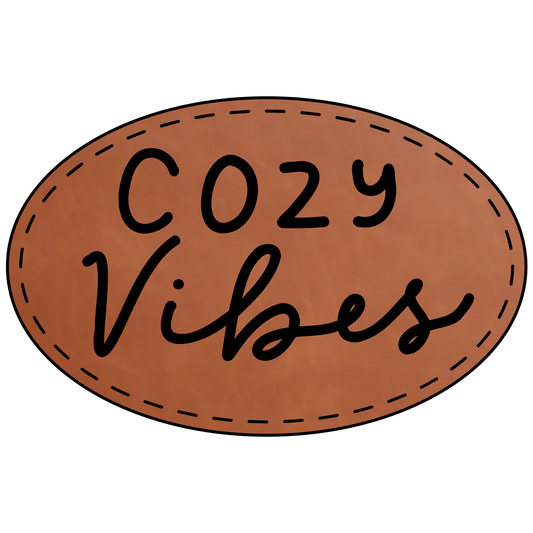 Cozy Vibes Leather Patch