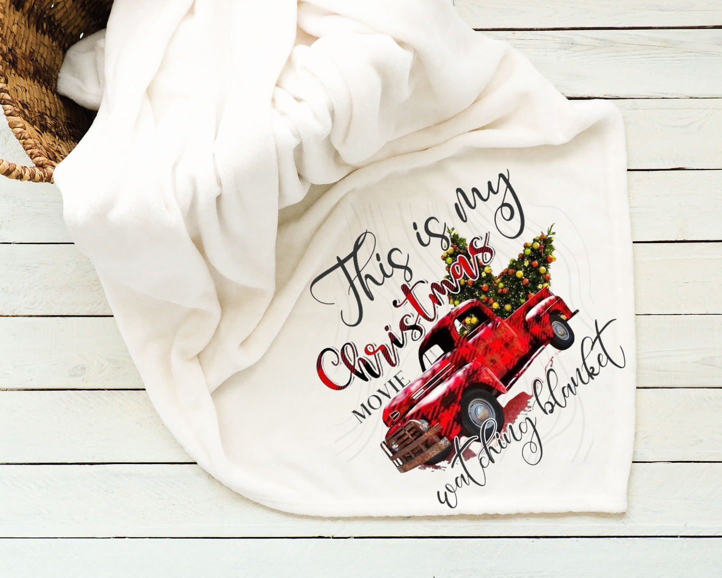 Christmas Movie Watching Blanket Transfer