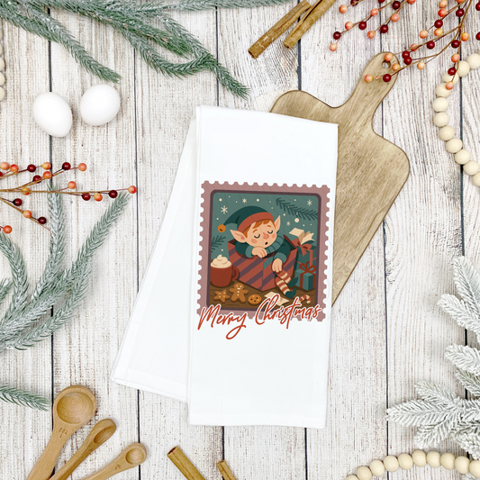 Christmas Treats Tea Towel Transfer