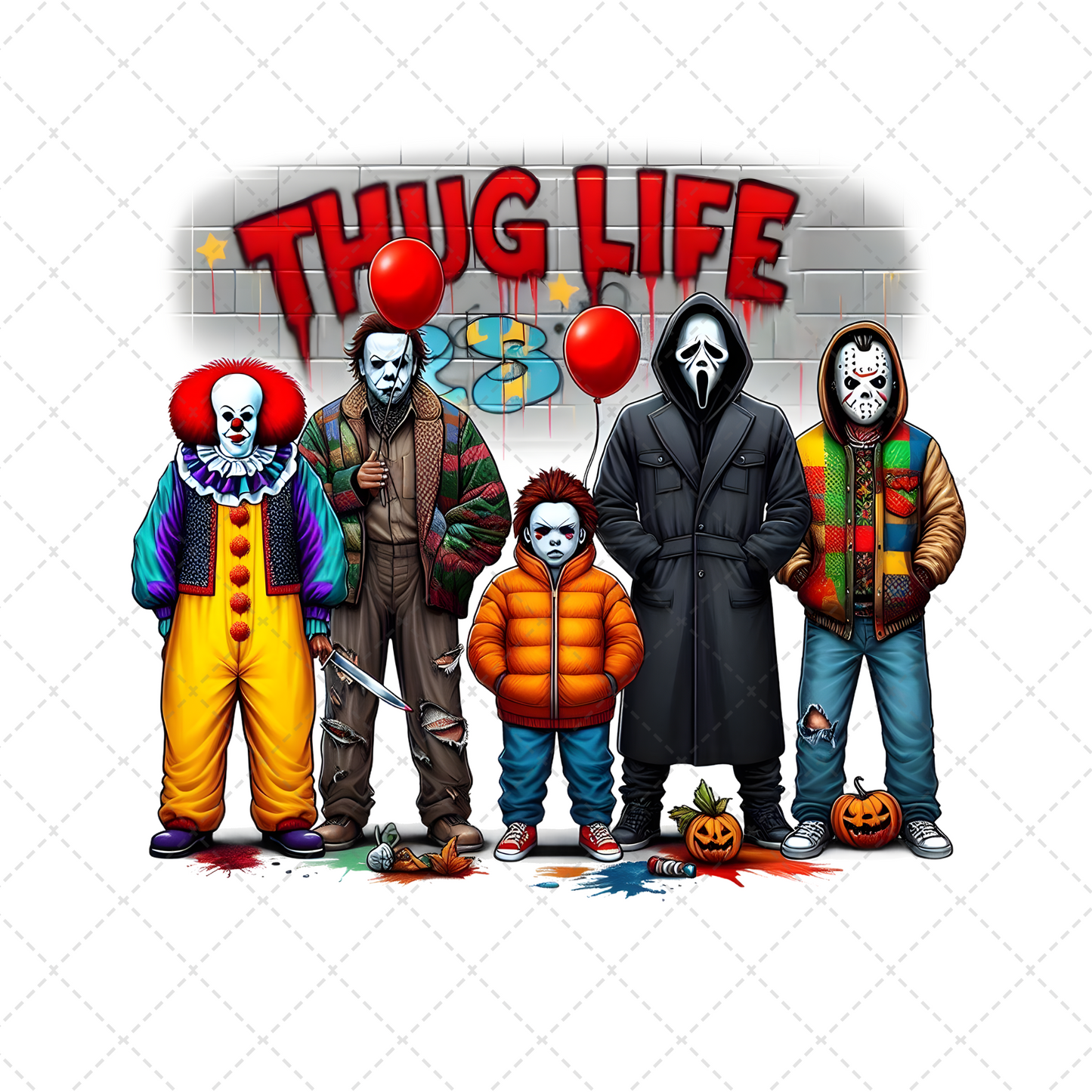 Thug Life Horror Men Transfer