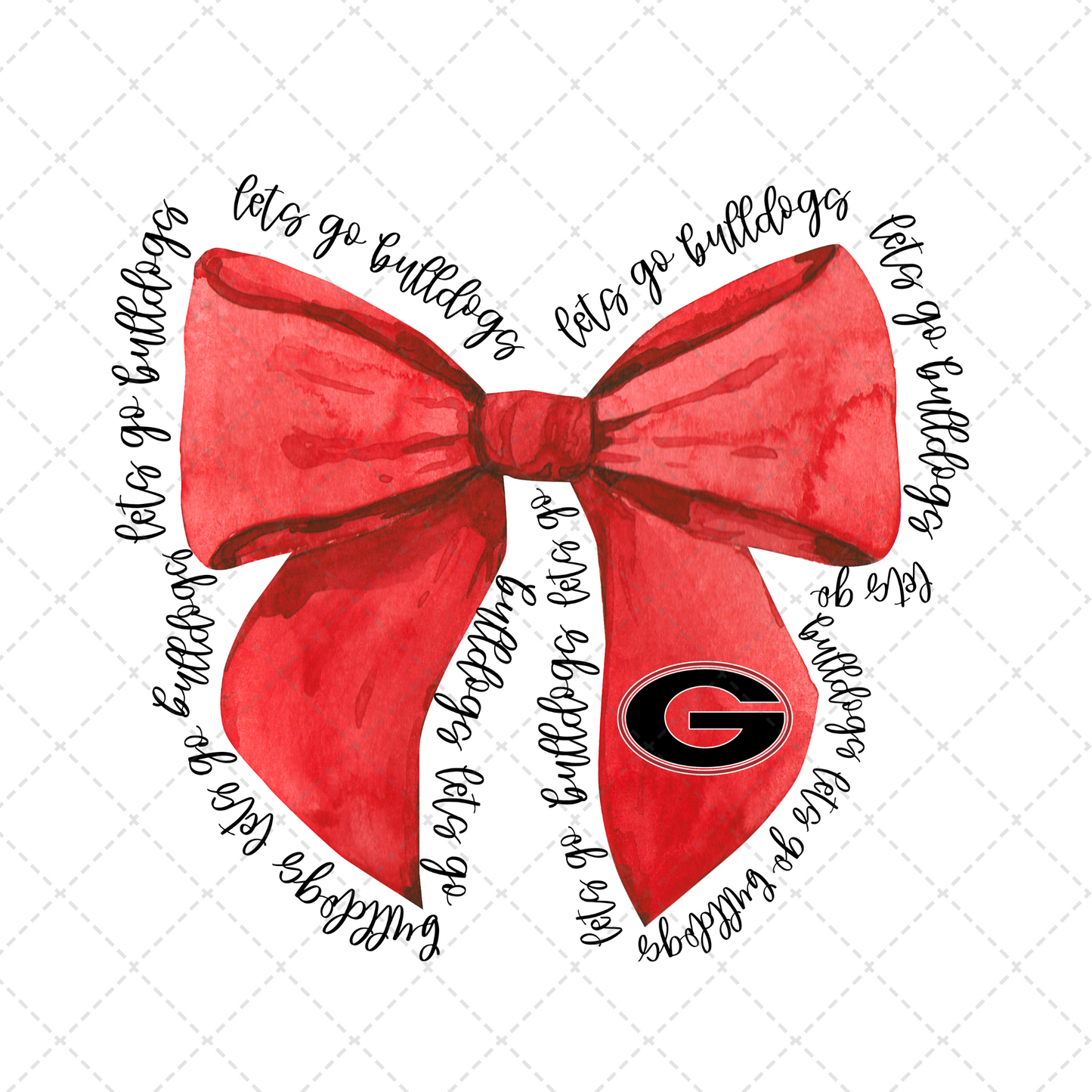 GA Bulldogs Bow Transfer