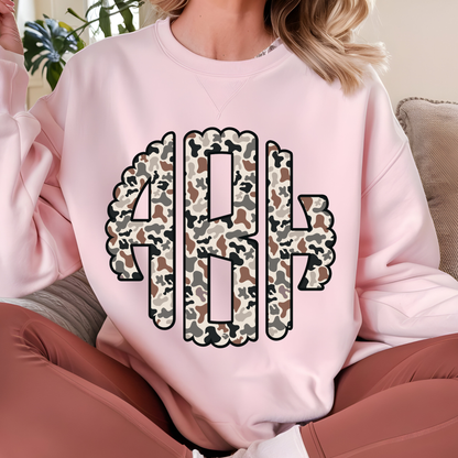 Camo - Custom Monogram Transfer