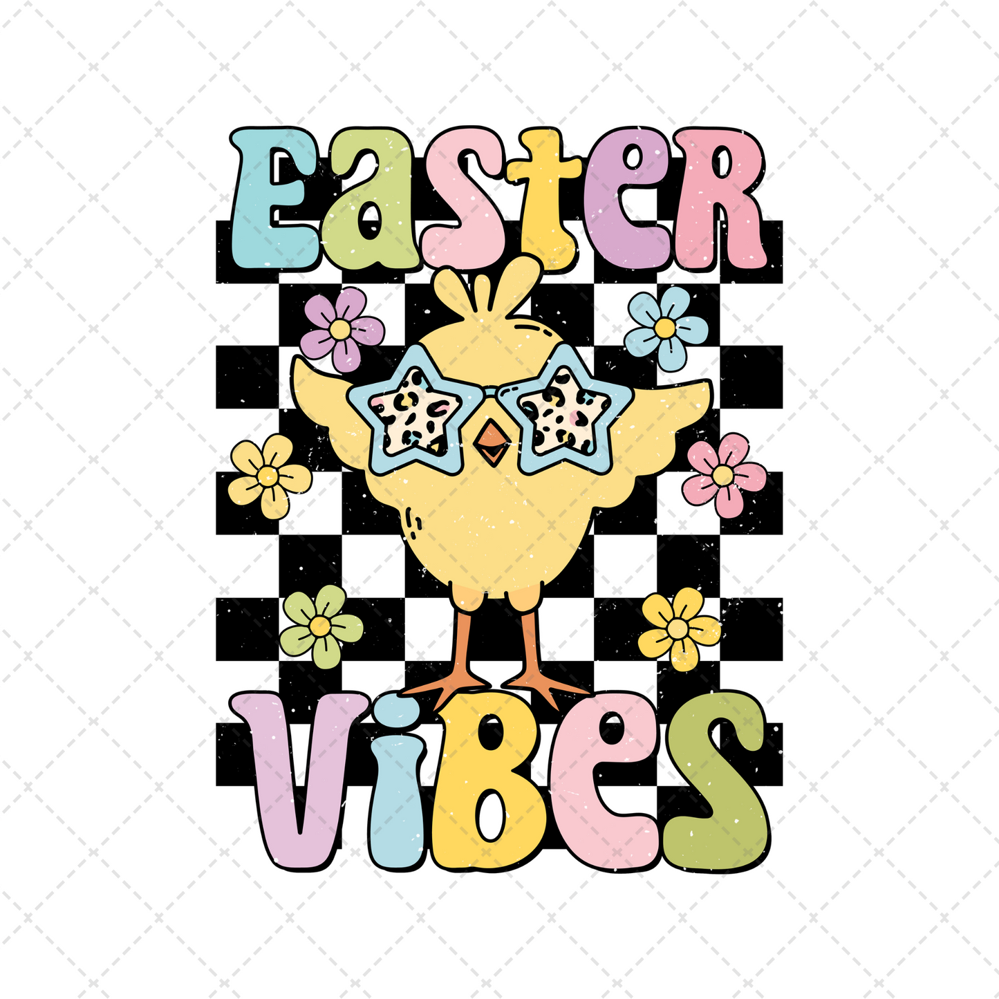 Easter Vibes Chick Transfer