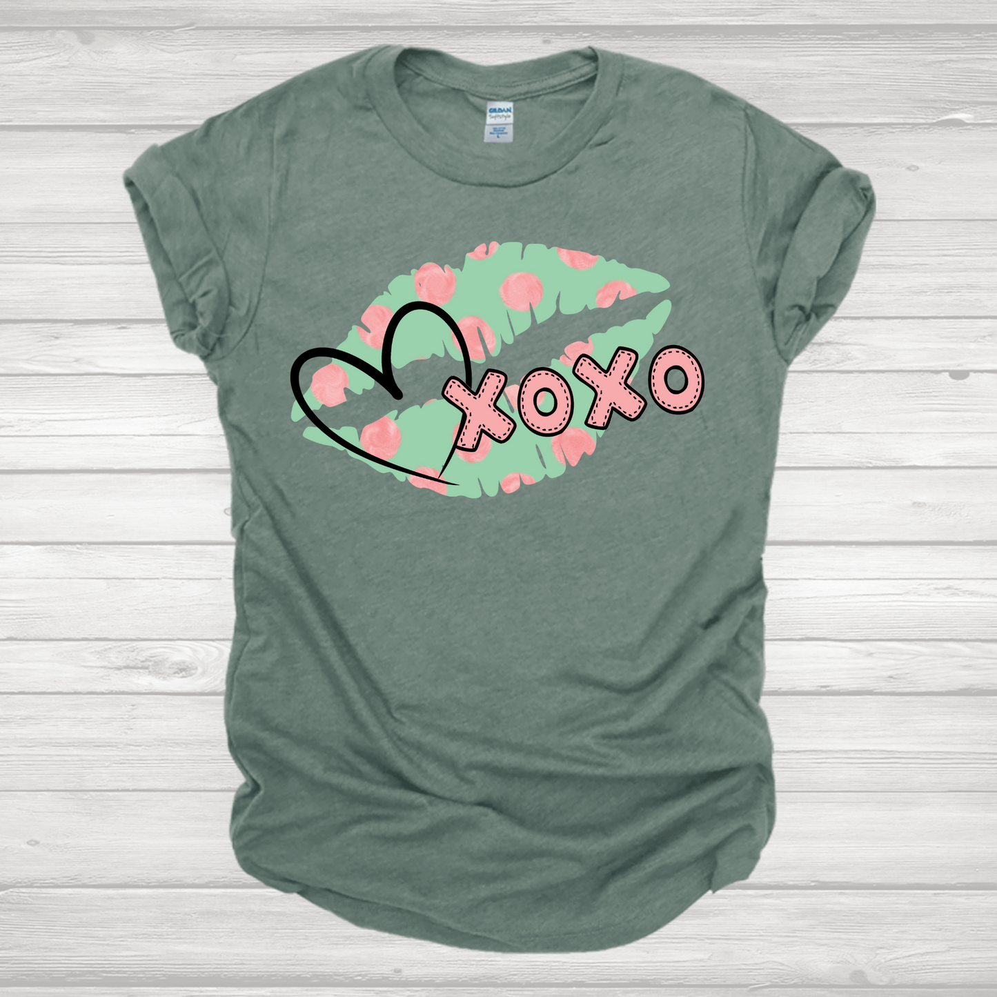 Lips XOXO Mint Transfer