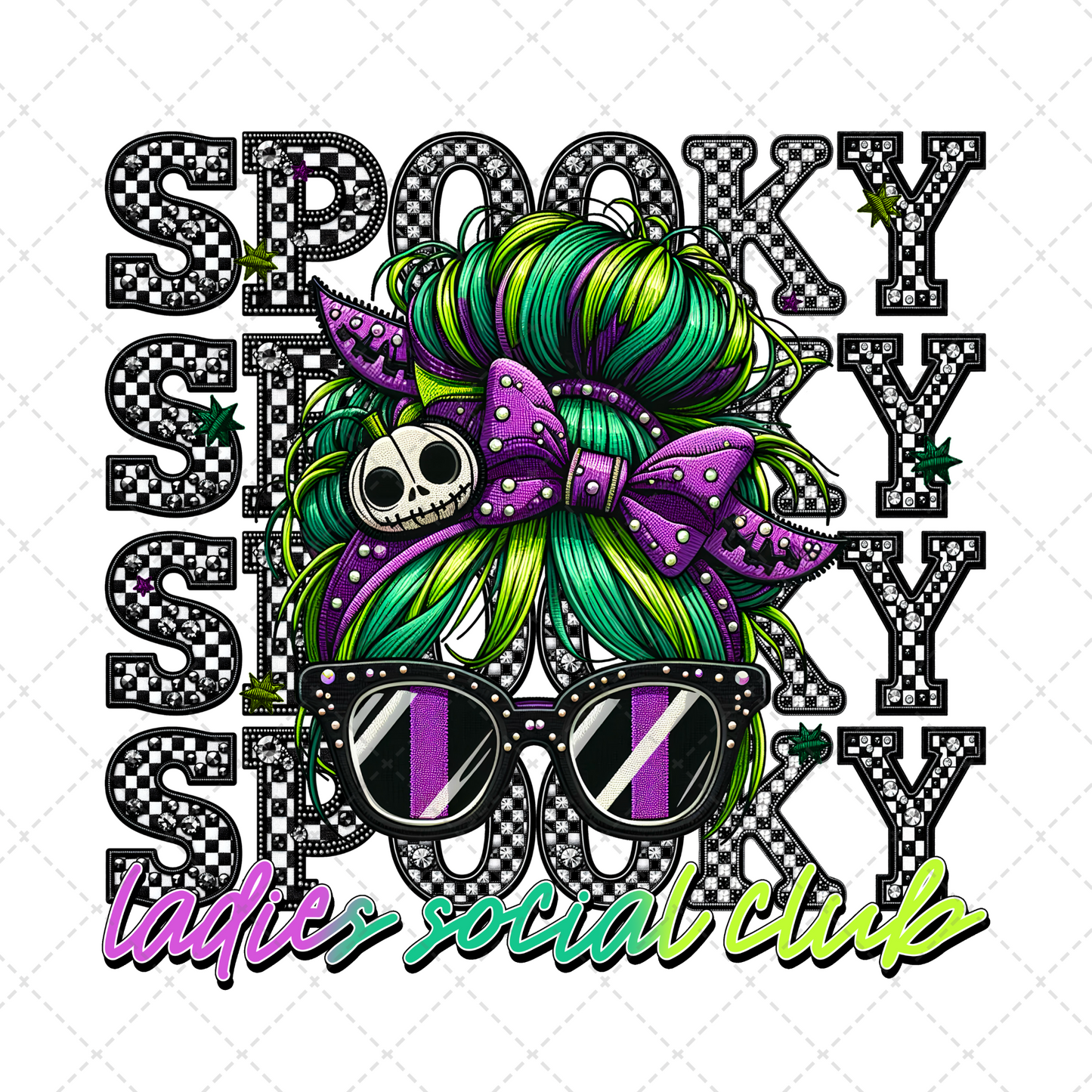 Spooky Ladies Social Club Transfer