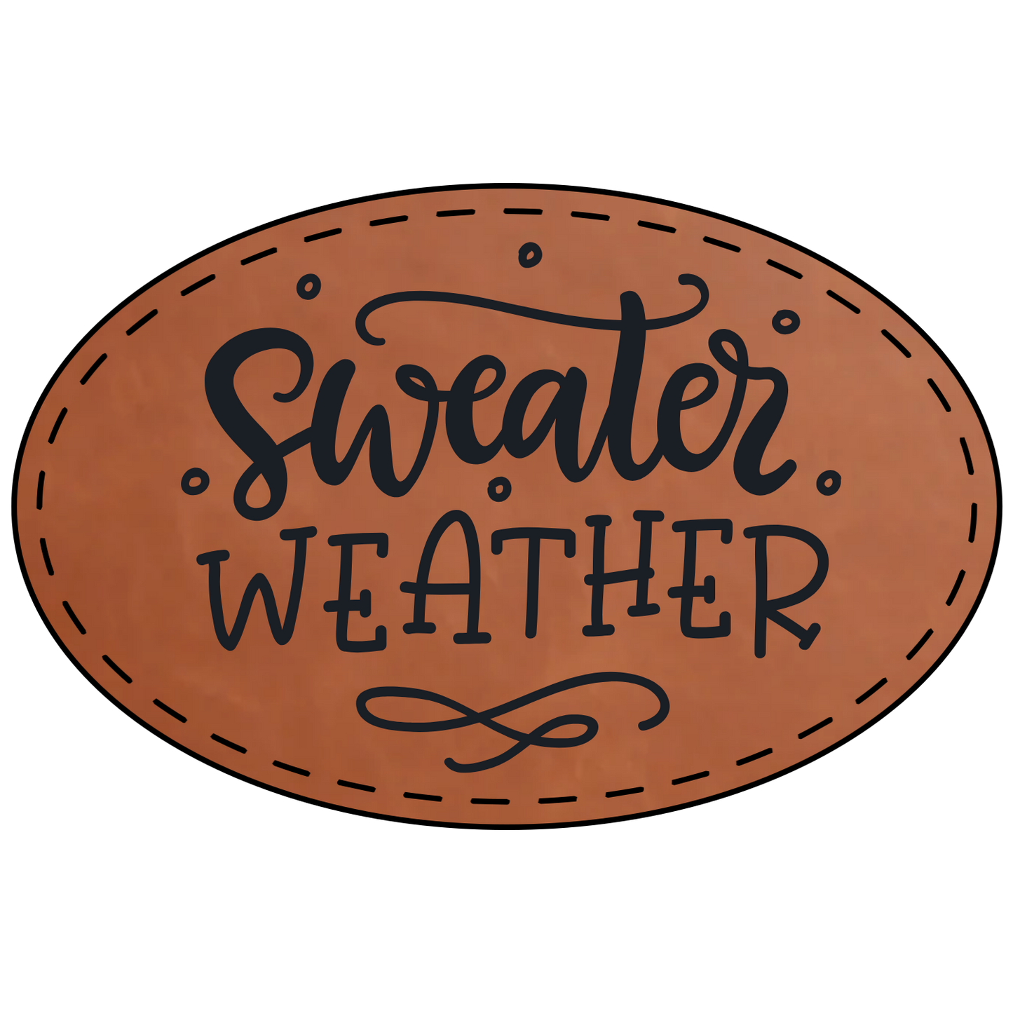 Sweater Weather Leather Patch