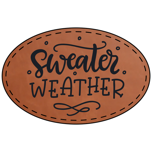 Sweater Weather Leather Patch