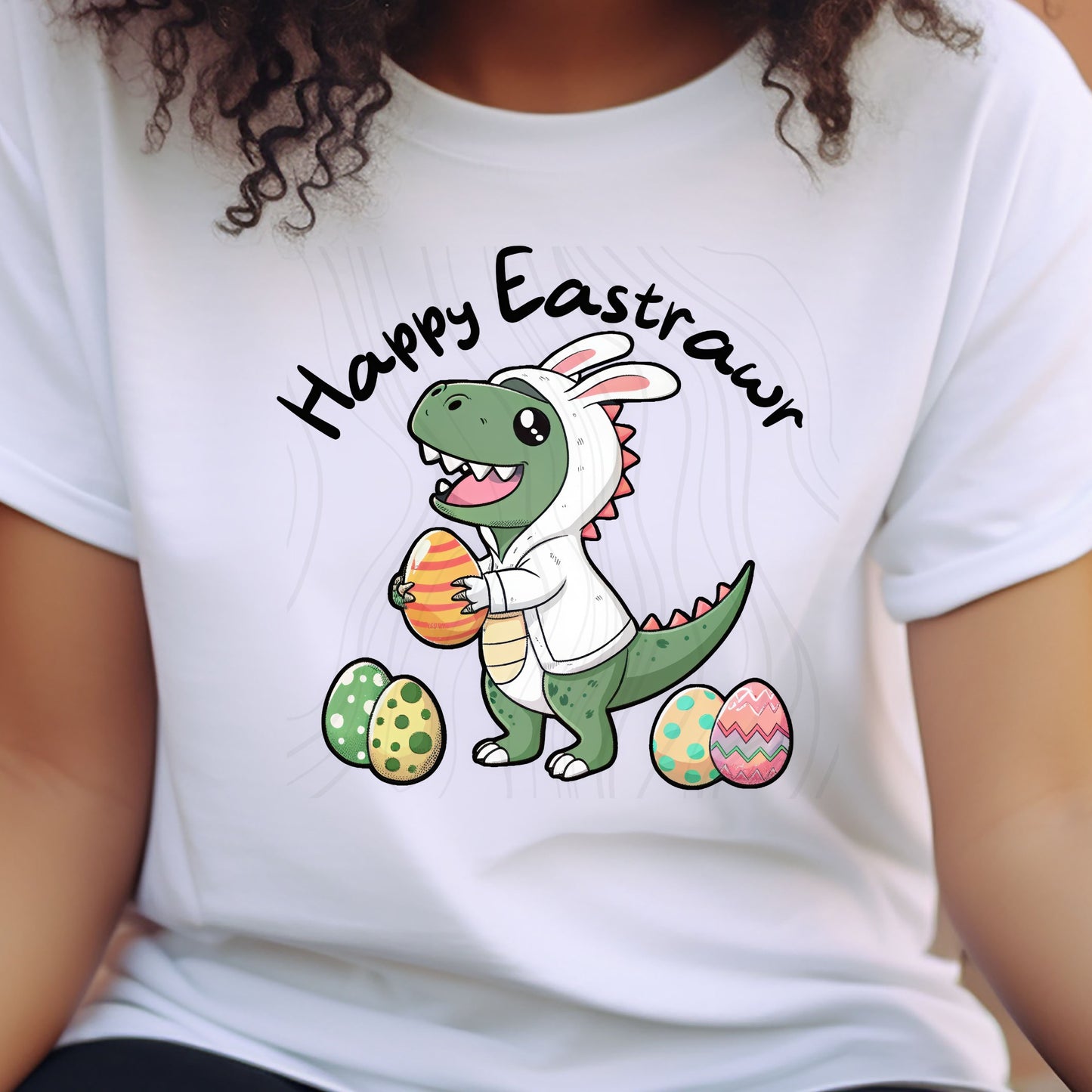 Bunny Dino Easter Transfer