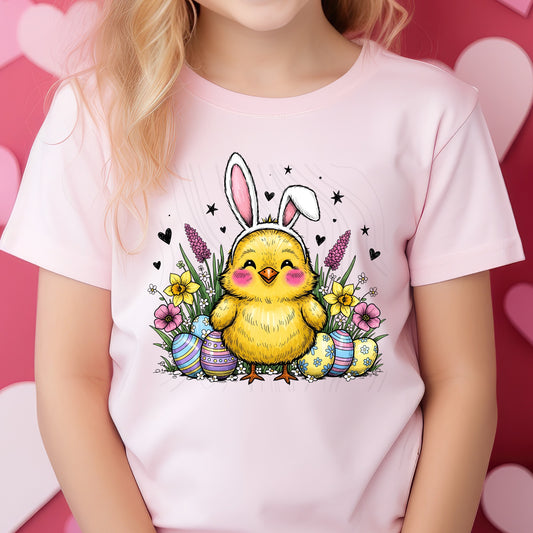 Easter Bunny Chick Transfer