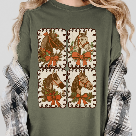 Horse Christmas Transfer