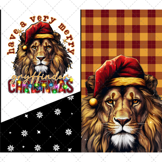 Gryffindor Christmas - Sublimation Transfer