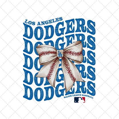 Dodgers Coquette Transfer ** TWO PART* SOLD SEPARATELY**
