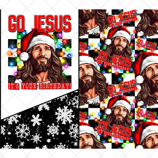 Go Jesus - Sublimation Transfer