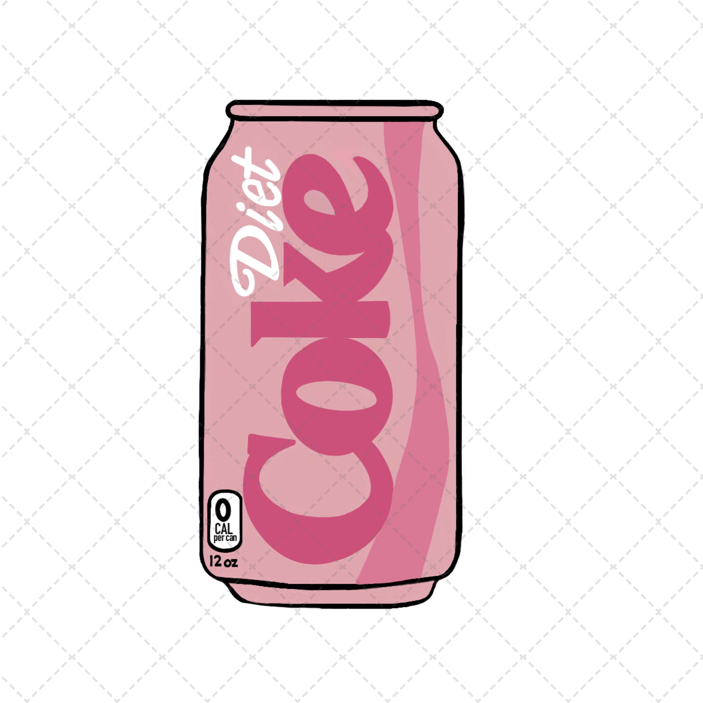 Pink Diet Coke Transfer